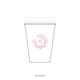 Mayfair Motif Paper Cup | 12 oz with Lid