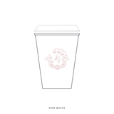 Mayfair Motif Paper Cup | 12 oz with Lid
