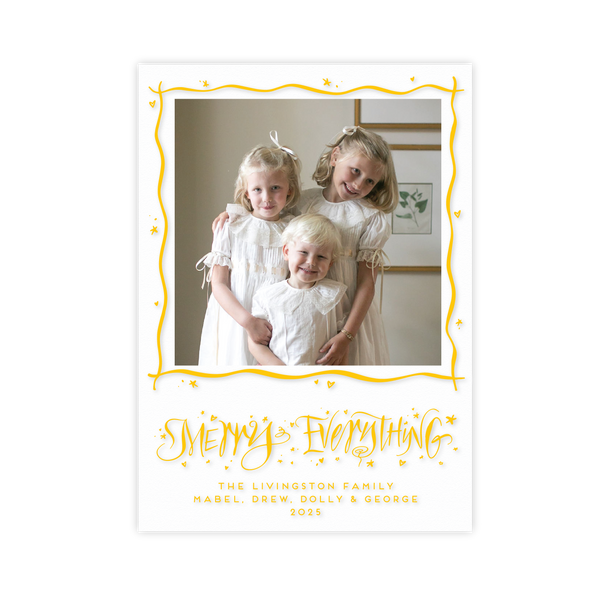 Mayfair Engraved Medium Holiday Card