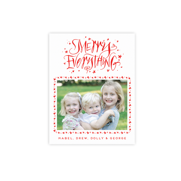 Mayfair Letterpress Small Holiday Card