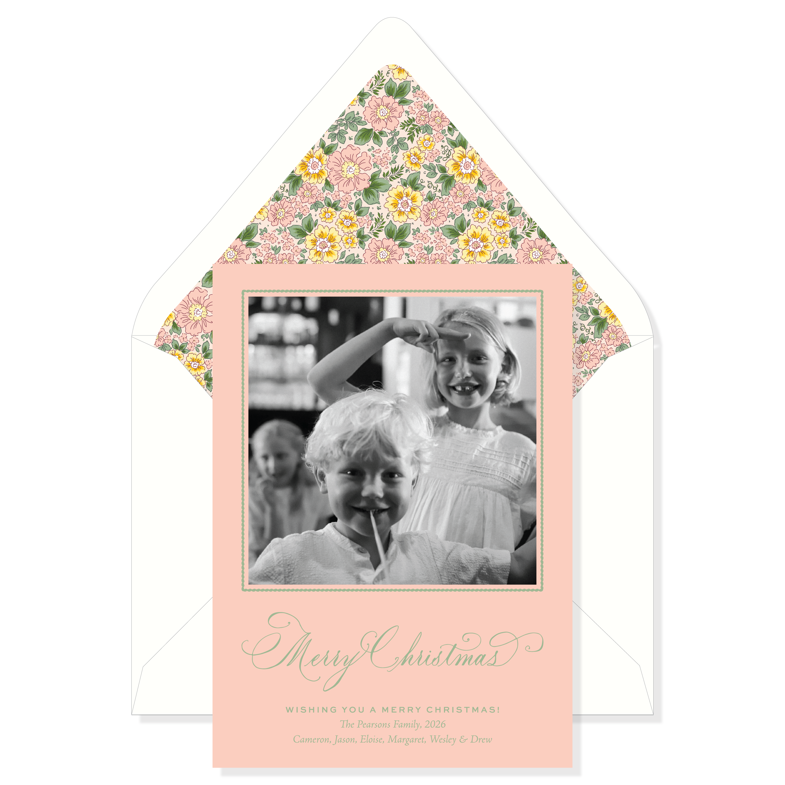 Meadowcroft Garden Classic Printed Holiday Card
