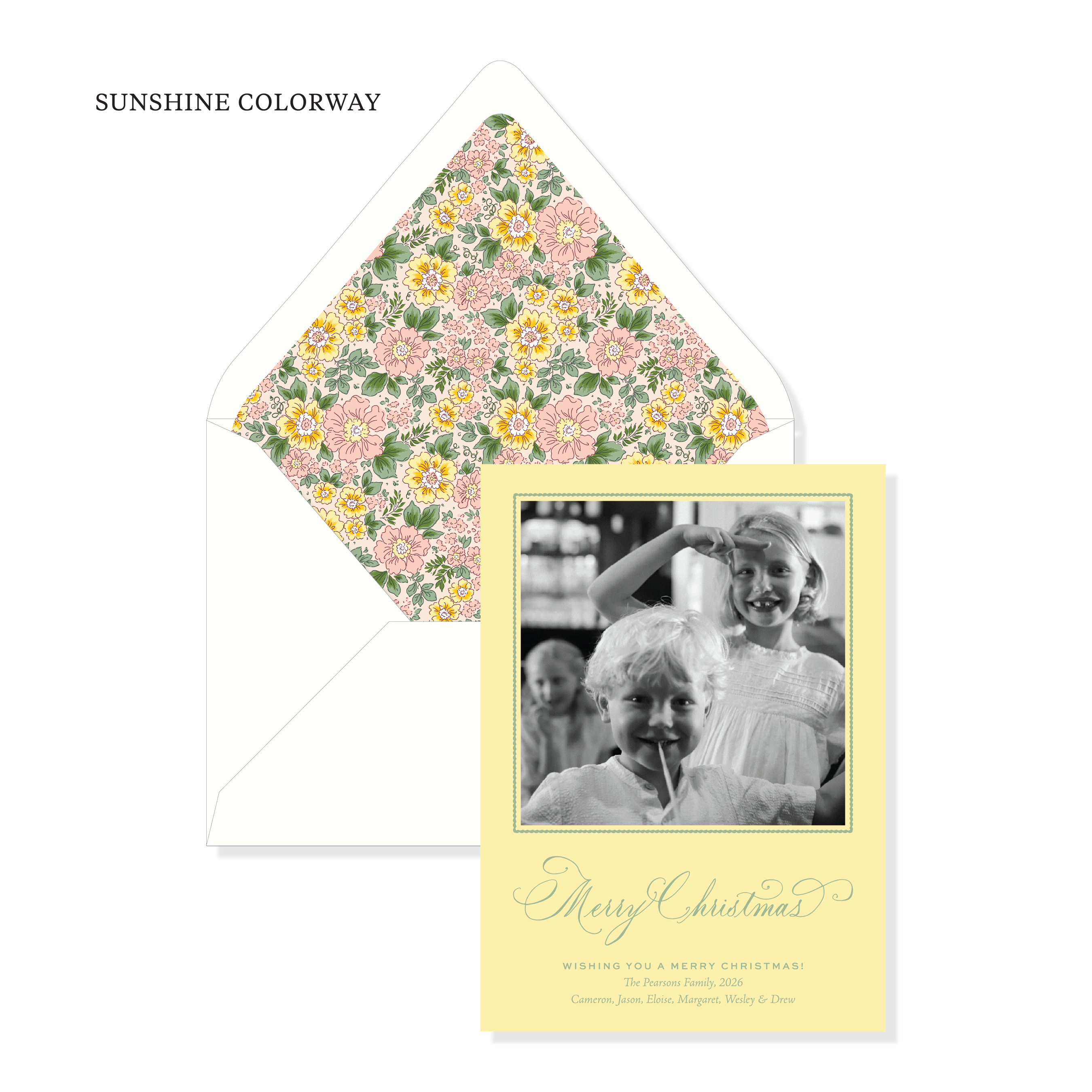 Meadowcroft Garden Classic Printed Holiday Card
