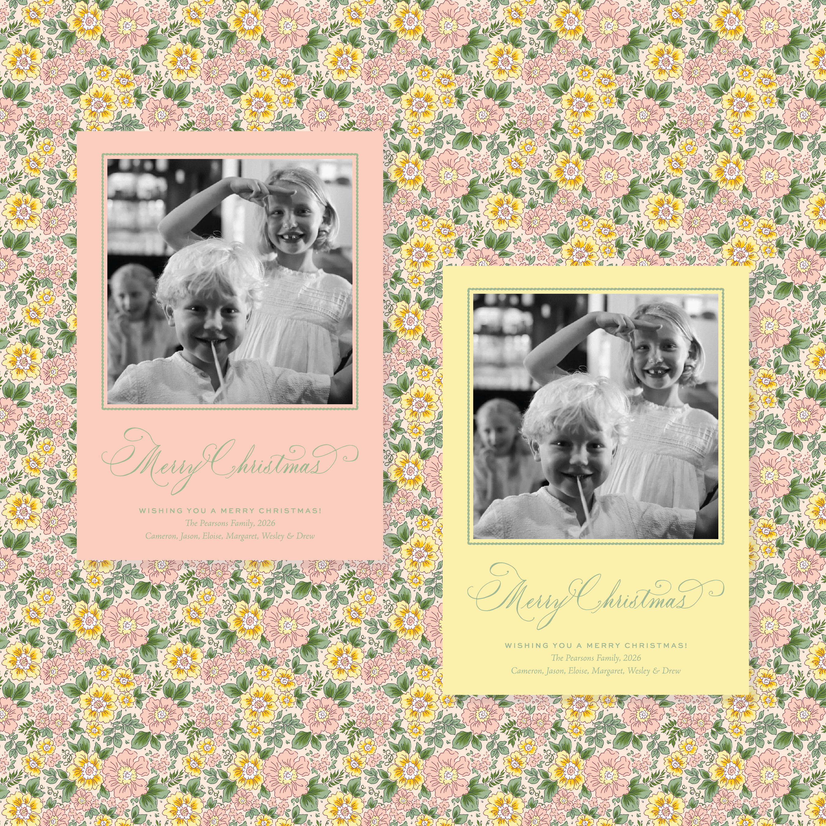 Meadowcroft Garden Classic Printed Holiday Card