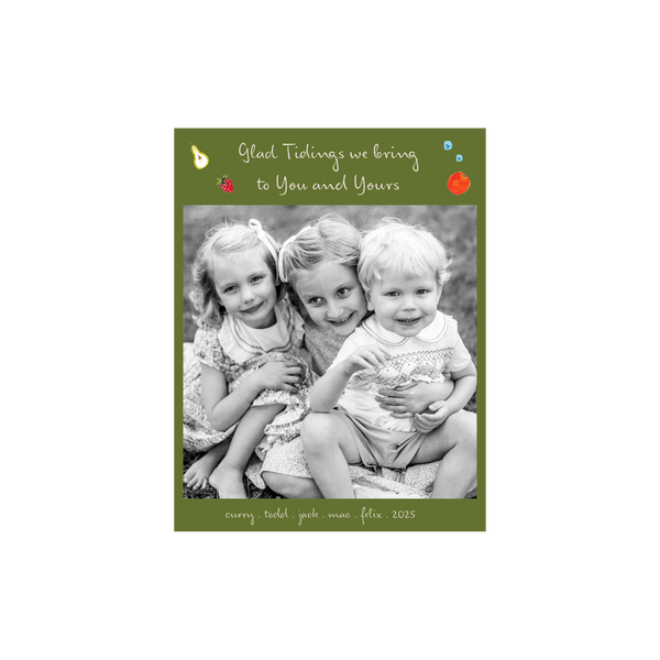 Melba Small Classic Printed Holiday Card
