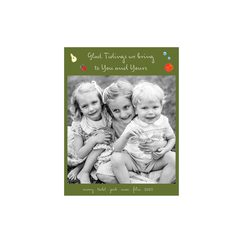 Melba Small Classic Printed Holiday Card