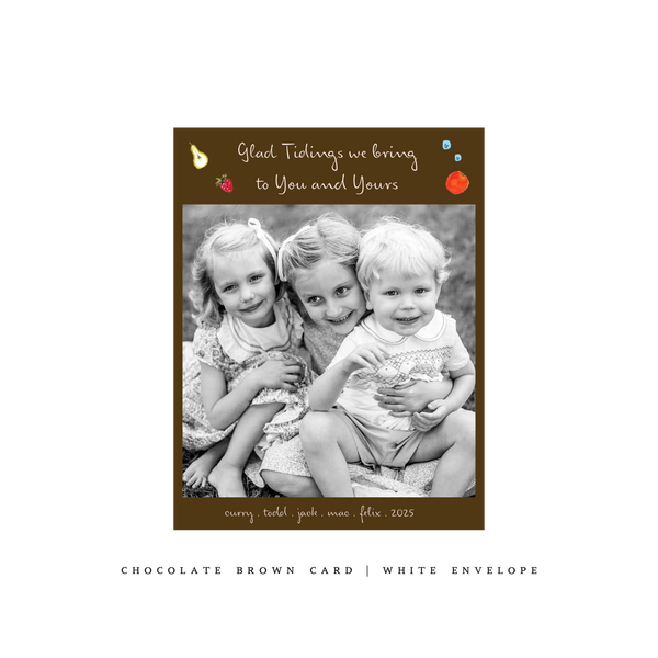 Melba Small Classic Printed Holiday Card