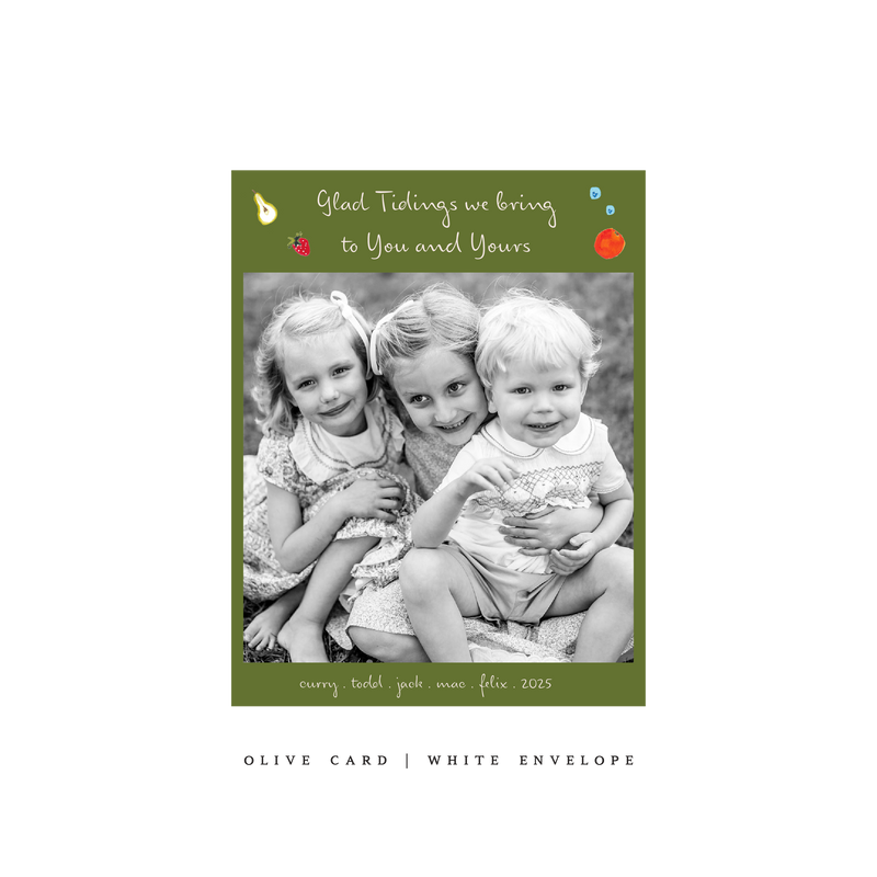 Melba Small Classic Printed Holiday Card