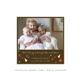 Melba Small Square Classic Printed Holiday Card
