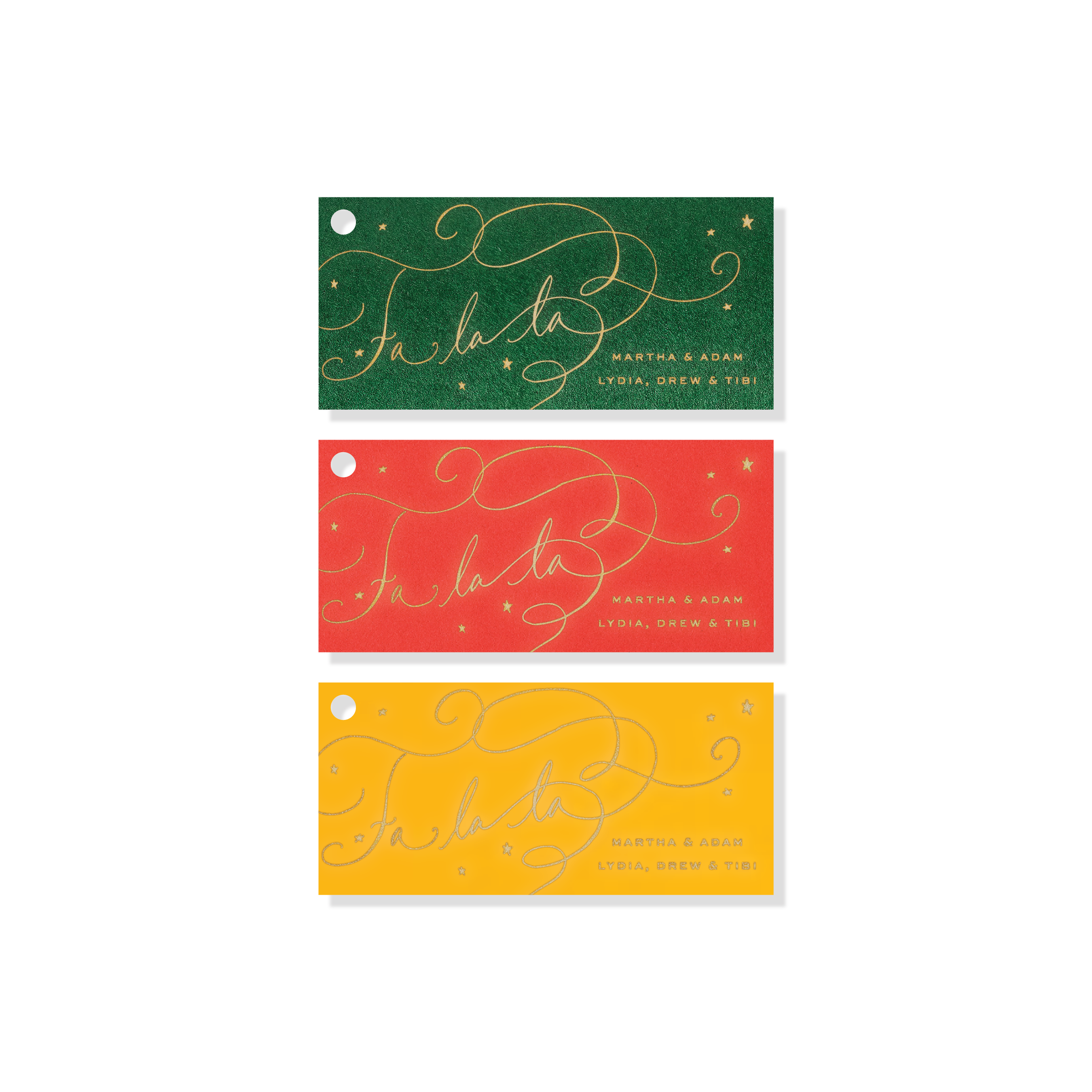 Melrose Engraved Holiday Tag