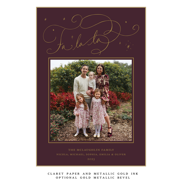 Melrose Large Luxe Holiday Card