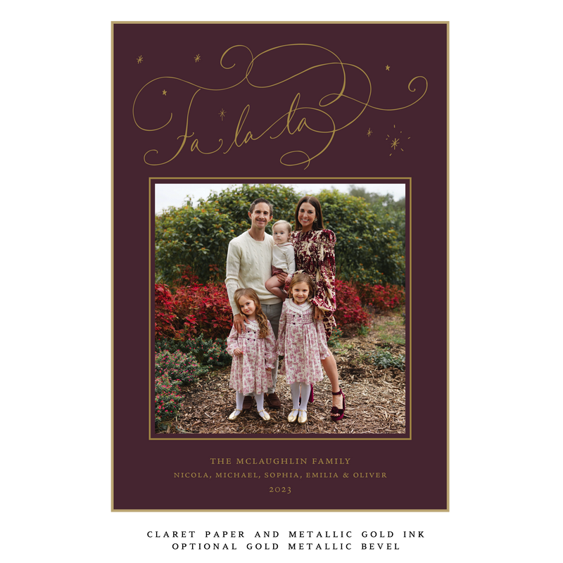 Melrose Large Luxe Holiday Card