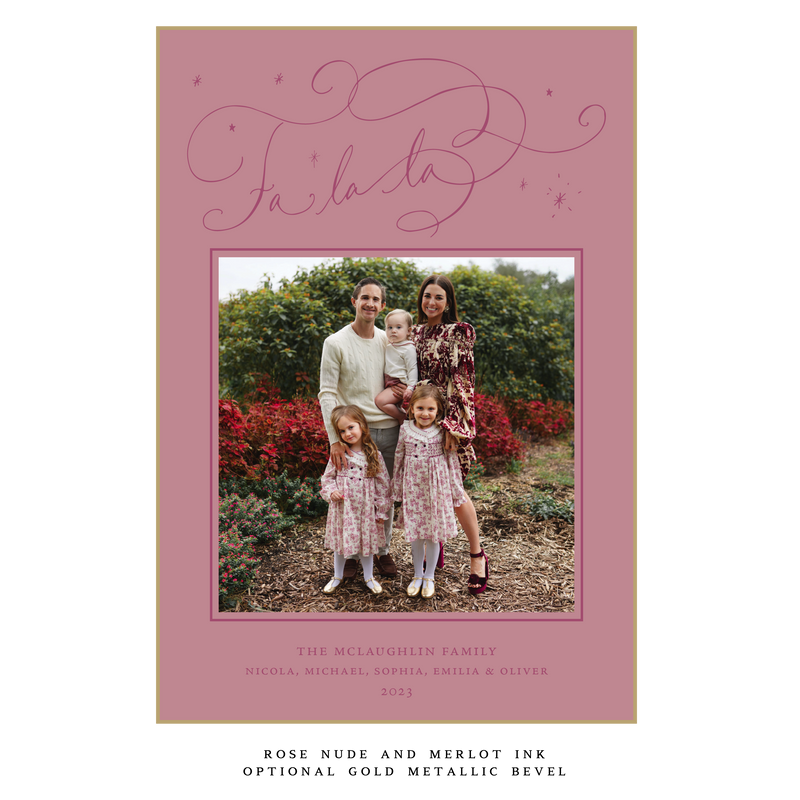 Melrose Large Luxe Holiday Card