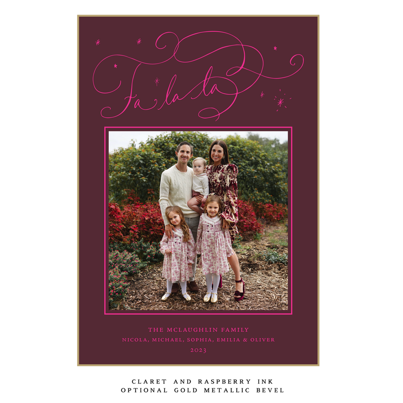 Melrose Large Luxe Holiday Card