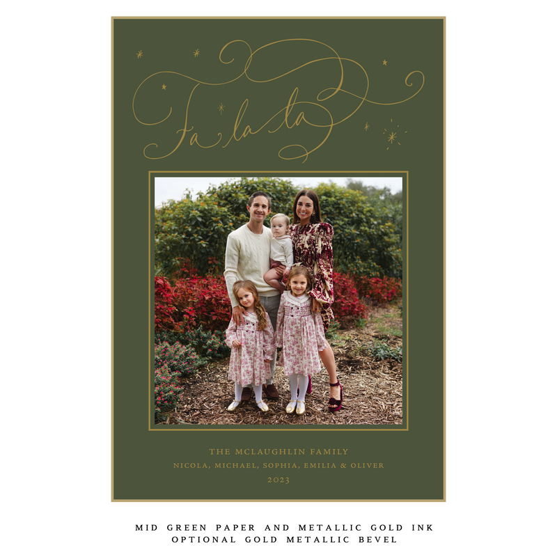 Melrose Large Luxe Holiday Card