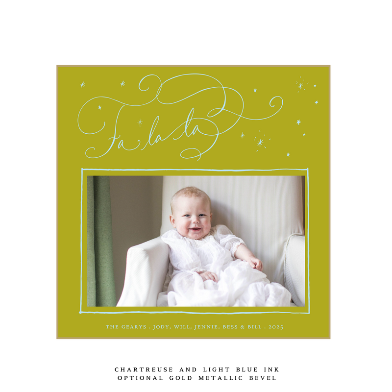 Melrose Large Square Luxe Holiday Card