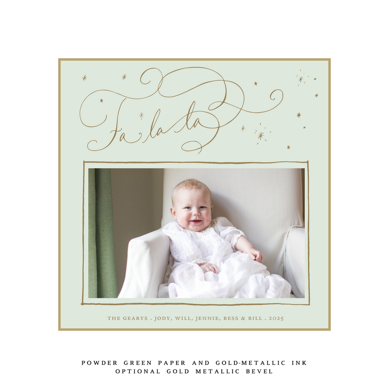 Melrose Large Square Luxe Holiday Card