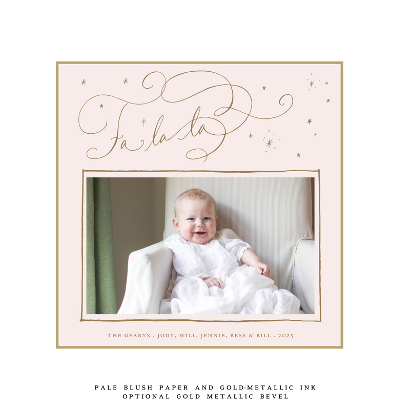 Melrose Large Square Luxe Holiday Card