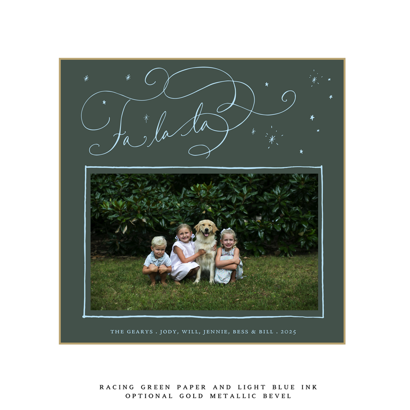 Melrose Large Square Luxe Holiday Card