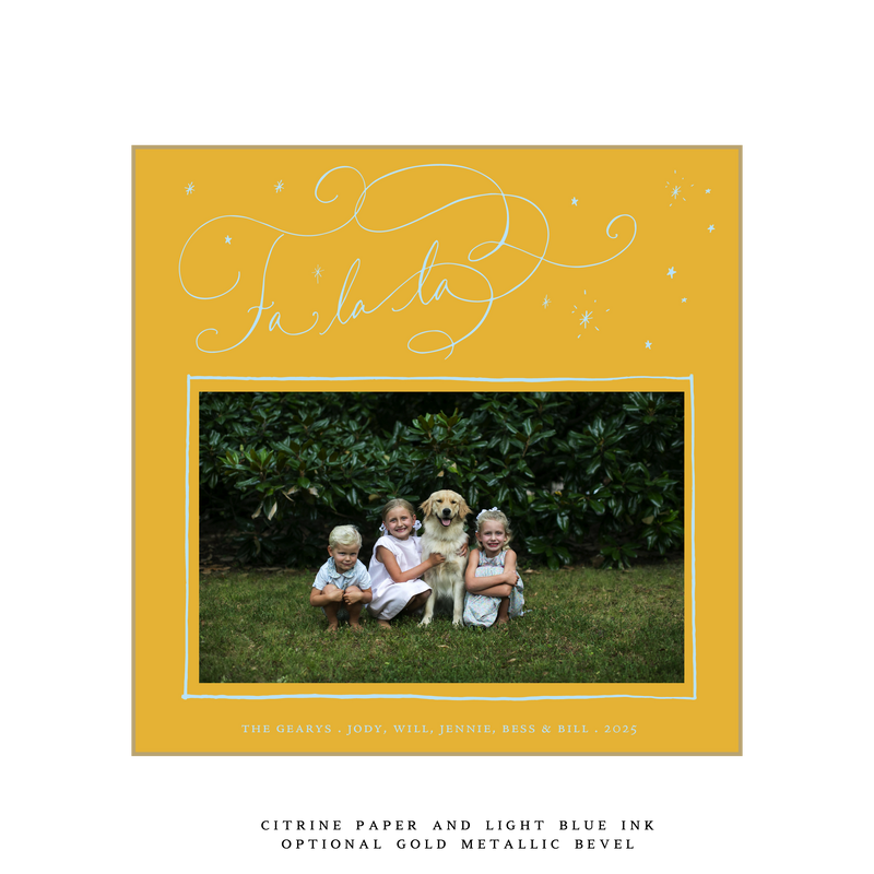 Melrose Large Square Luxe Holiday Card