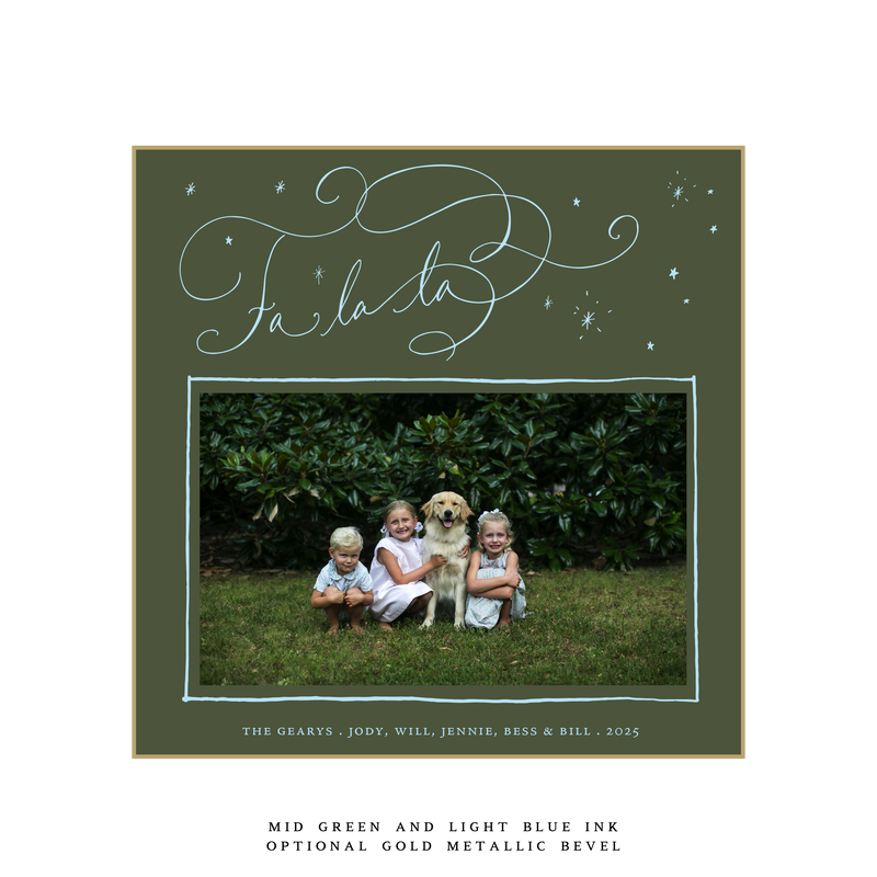 Melrose Large Square Luxe Holiday Card
