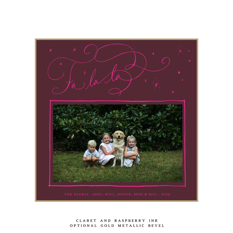 Melrose Large Square Luxe Holiday Card