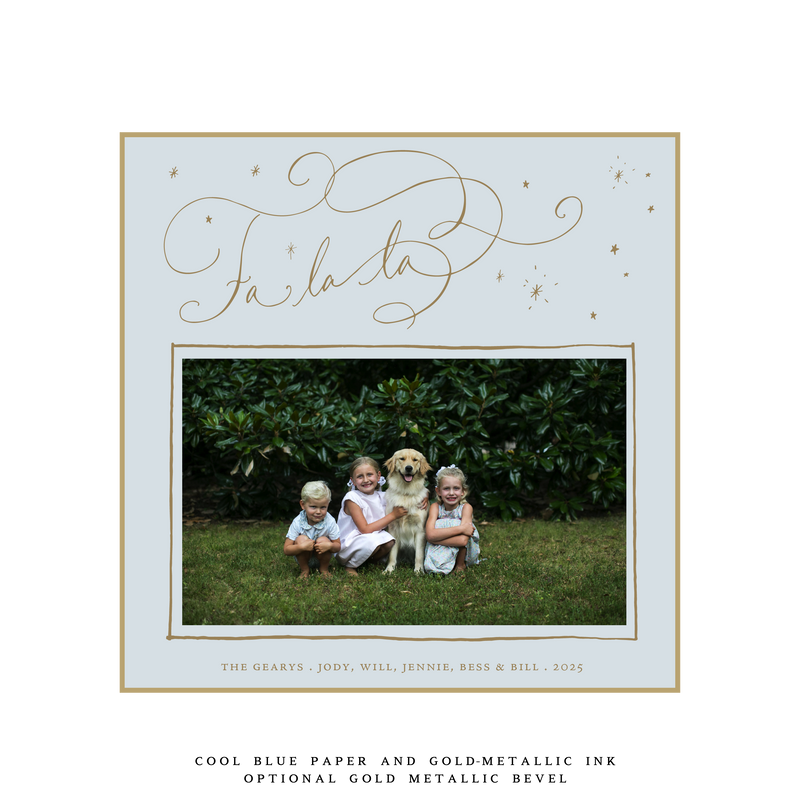 Melrose Large Square Luxe Holiday Card