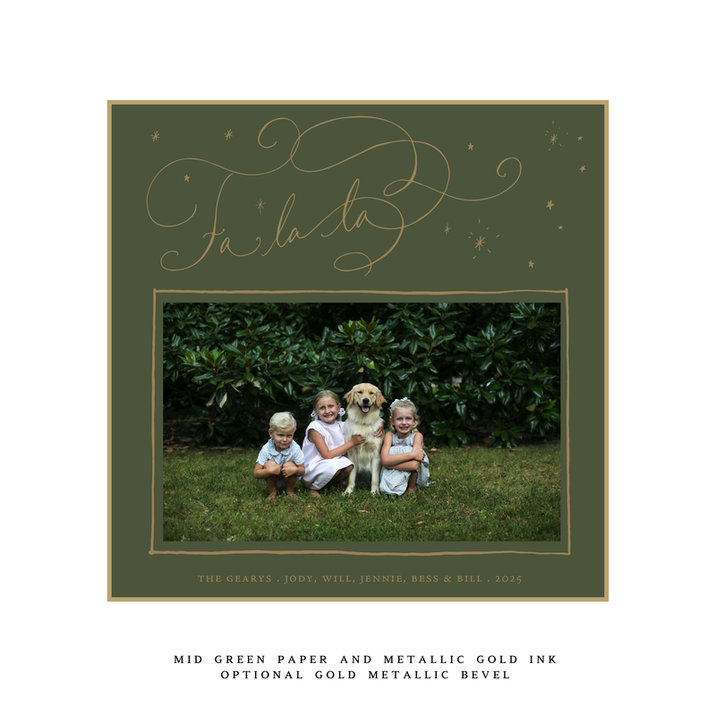 Melrose Large Square Luxe Holiday Card