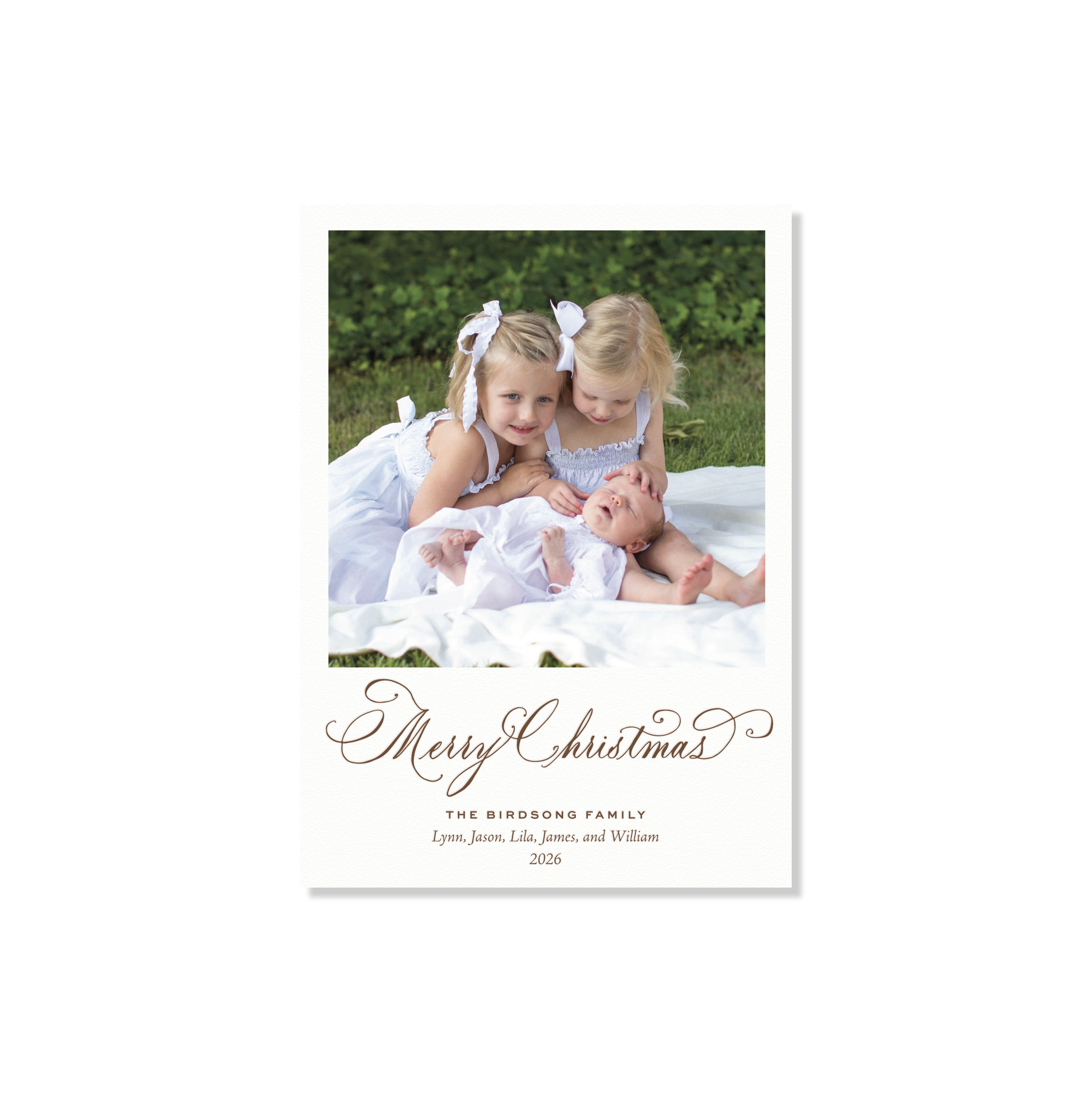 Middleton Letterpress Holiday Card, Medium