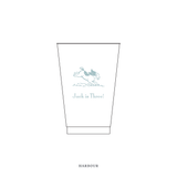 Cambridge Motif Reusable Party Cups | 14 oz