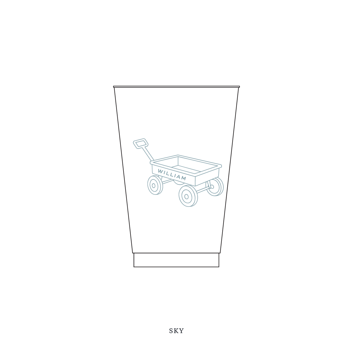 Camden Motif Reusable Party Cups | 14 oz