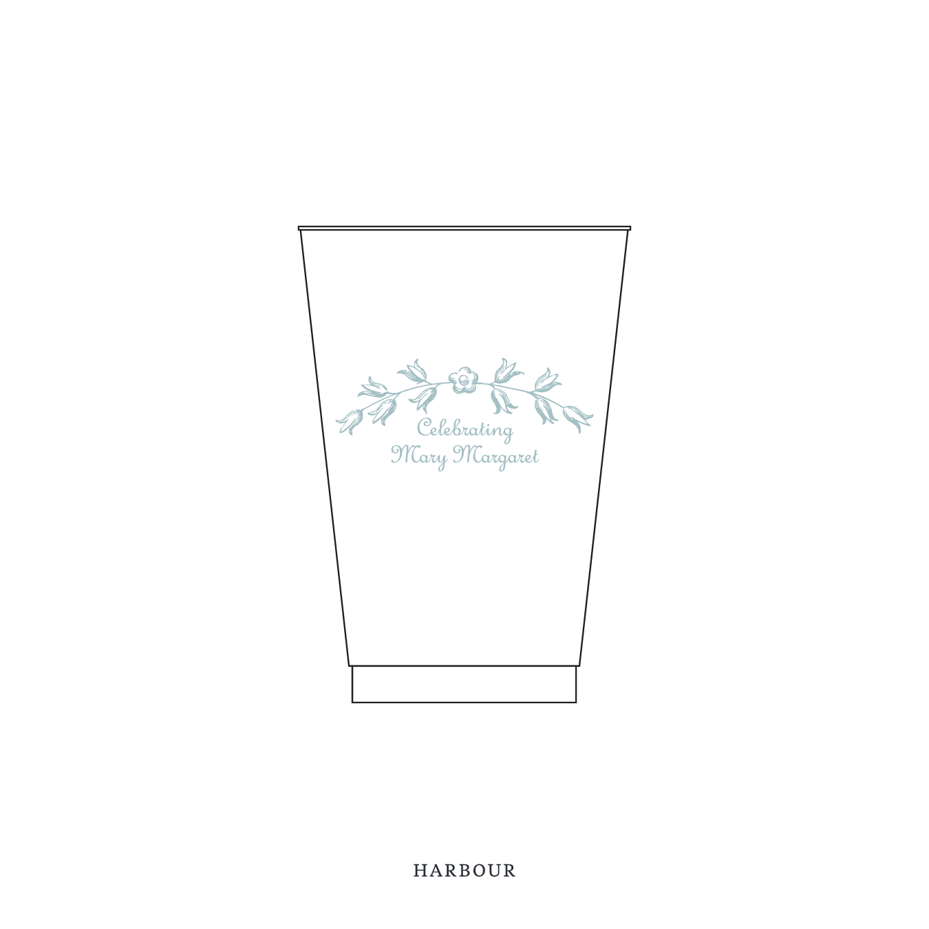 Campbell Motif Reusable Party Cups | 14 oz