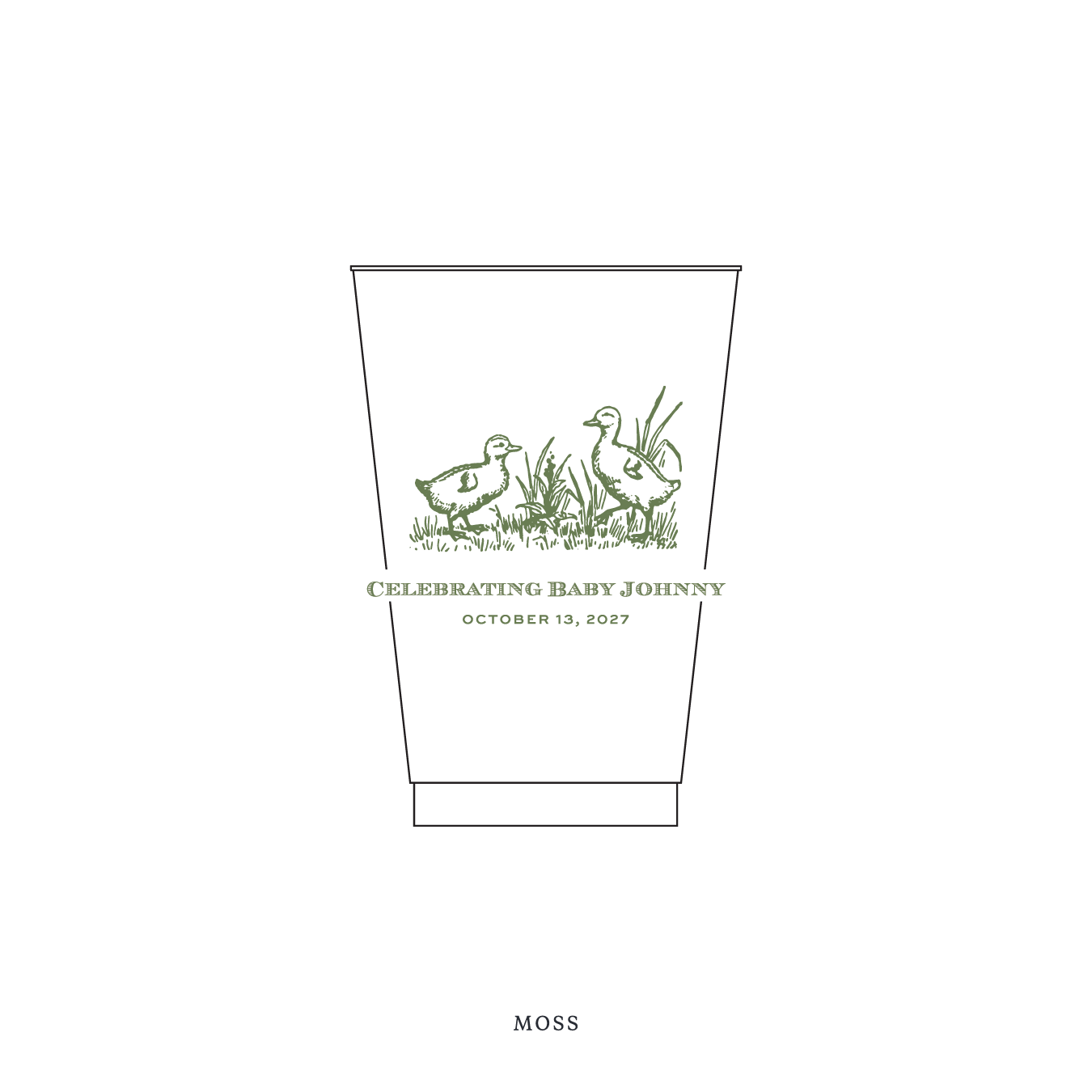 Heath Motif Reusable Party Cups | 14 oz
