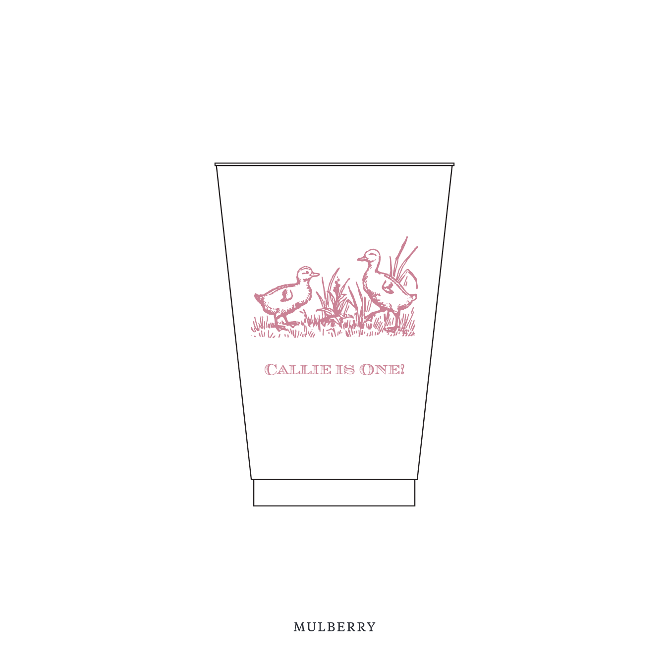 Heath Motif Reusable Party Cups | 14 oz