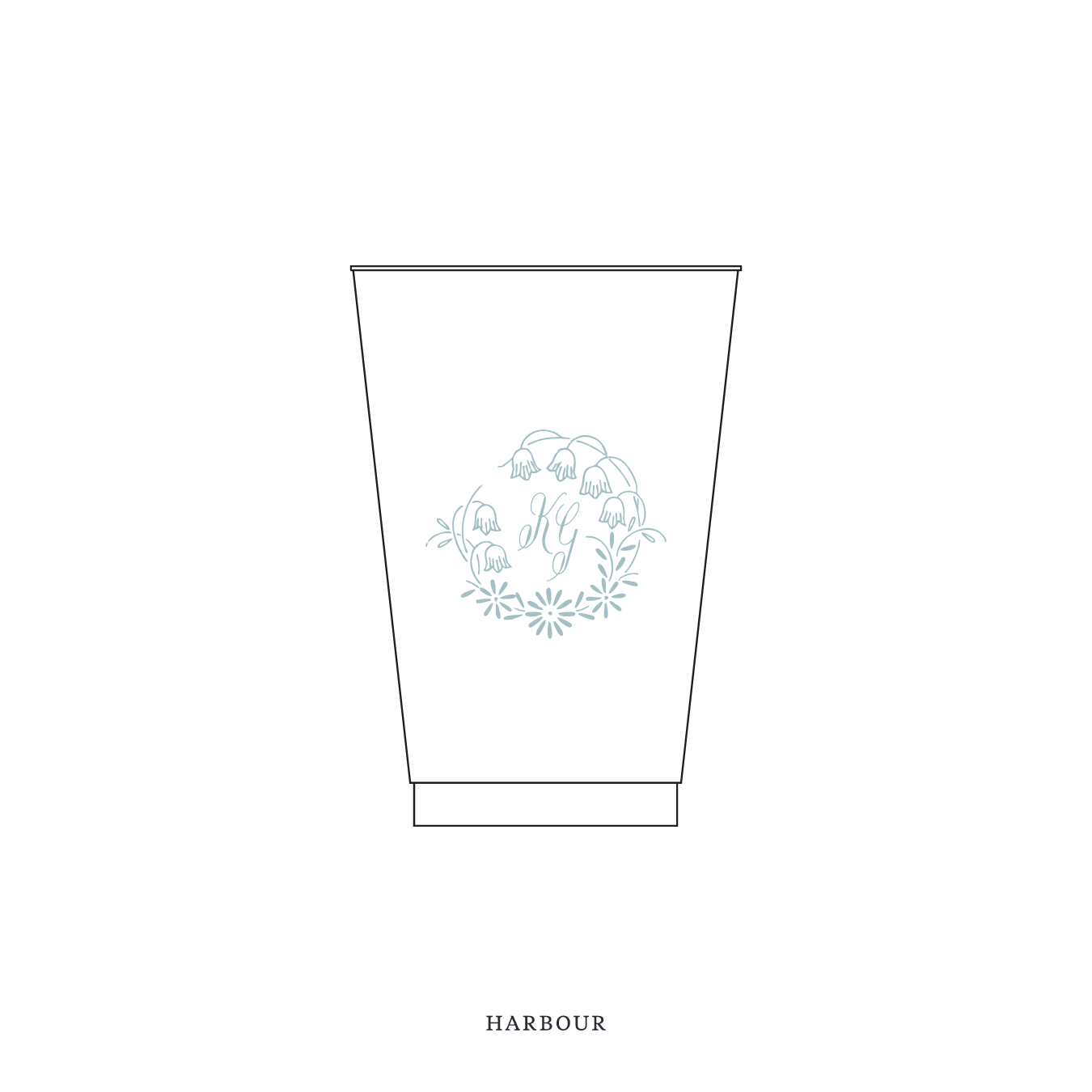 Mayfair Motif Reusable Party Cups | 14 oz