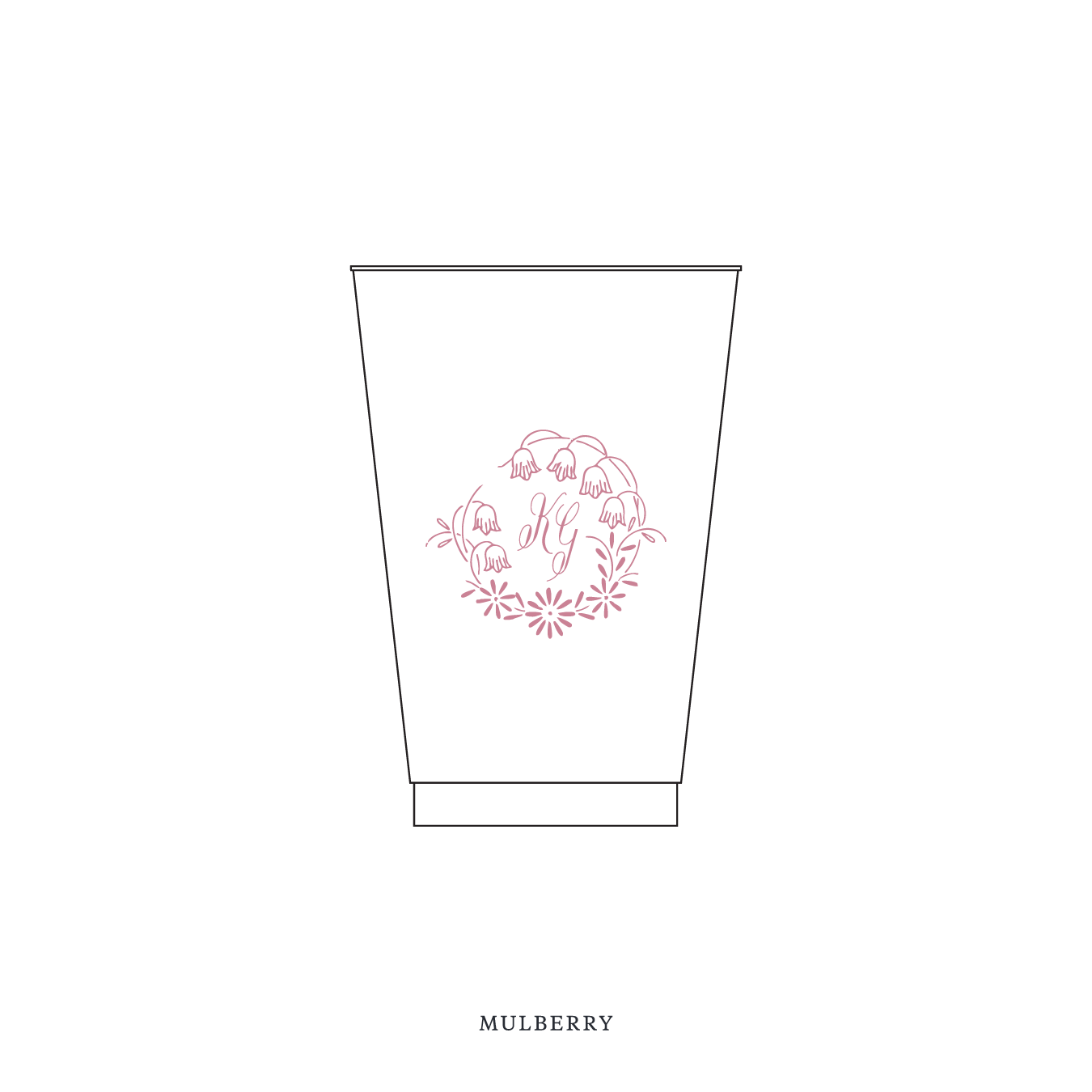 Mayfair Motif Reusable Party Cups | 14 oz