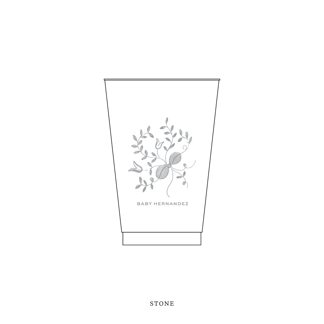 Primrose Motif Reusable Party Cups | 14 oz