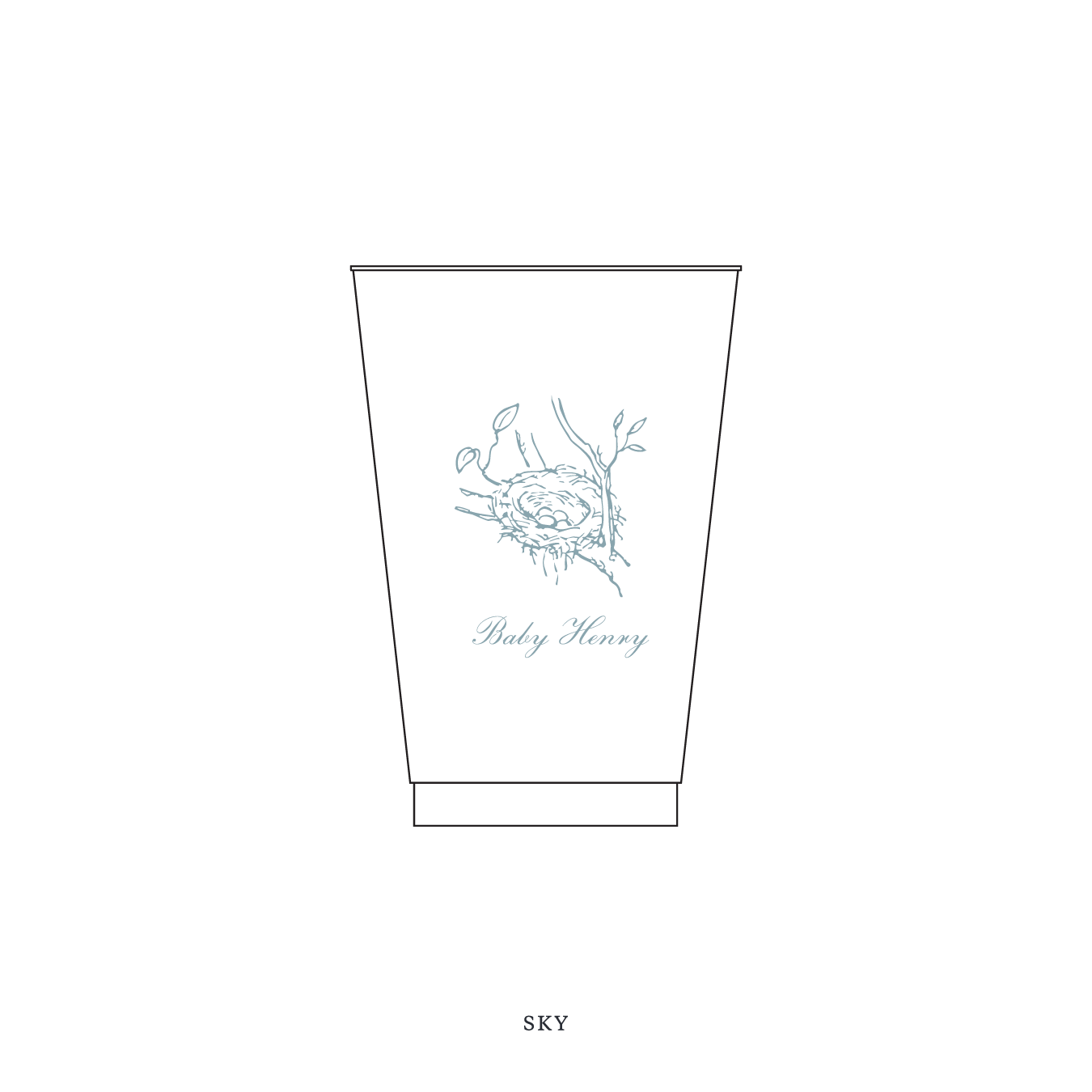 Surrey Motif Reusable Party Cups | 14 oz