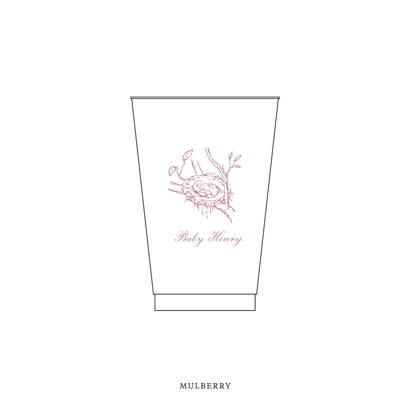 Surrey Motif Reusable Party Cups | 14 oz