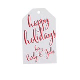 The Carly Holiday Tag