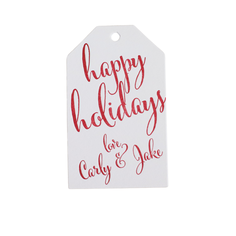 The Carly Holiday Tag