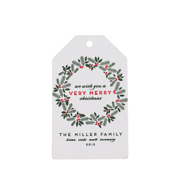 The Rosemary Holiday Tag