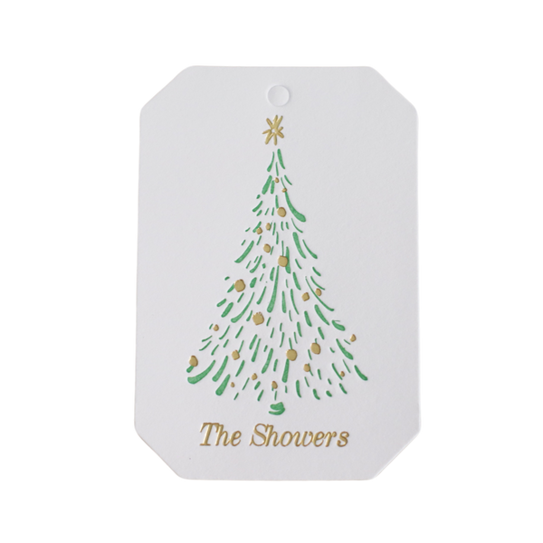 The Showers Holiday Tag