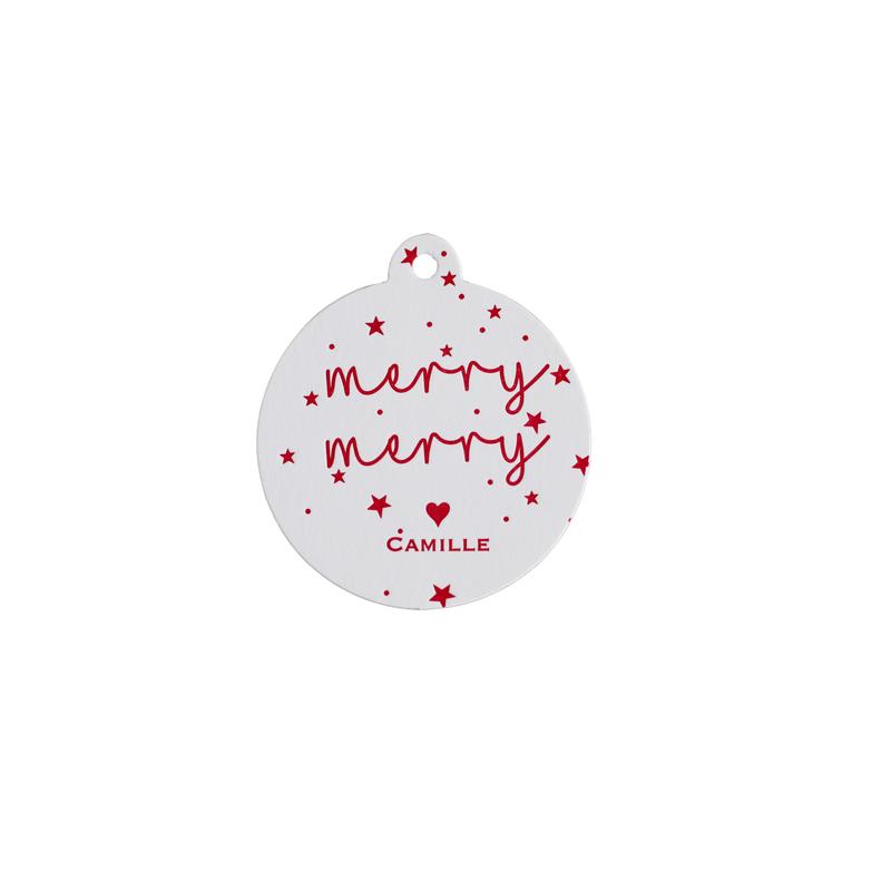 The Harris Merry Merry Starry Circle Tag