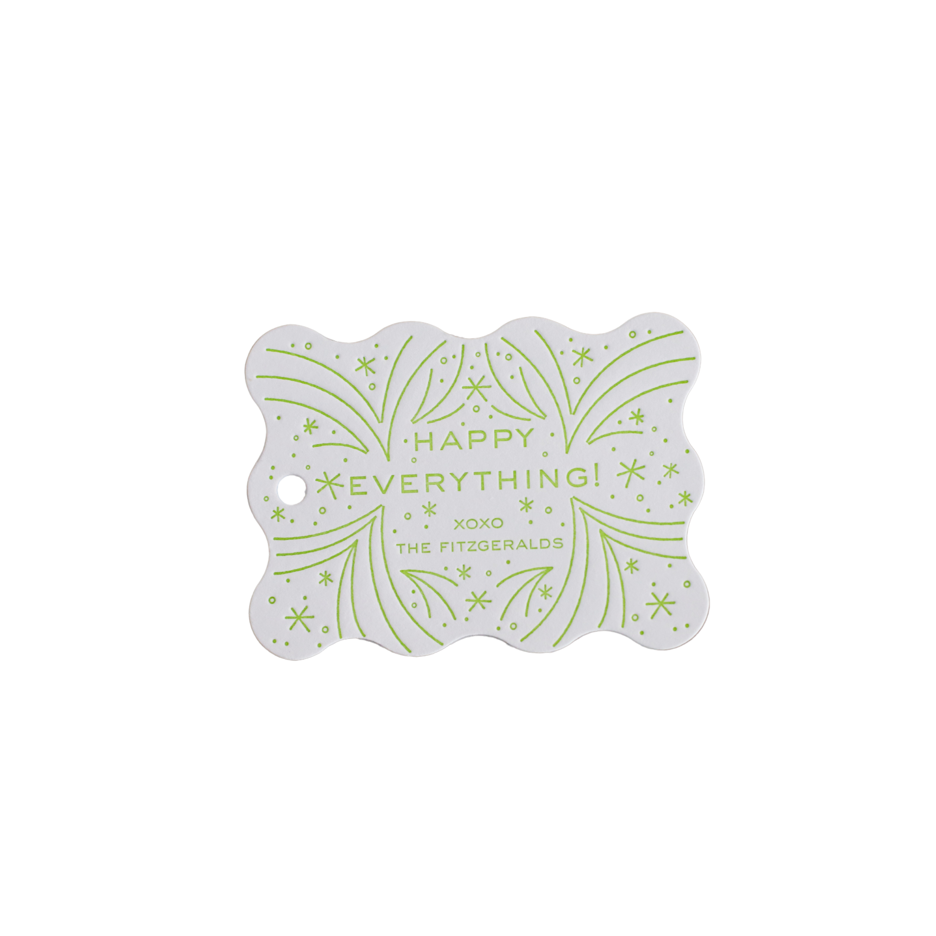 Wagner Letterpress Tag