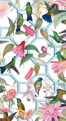 Hummingbird Trellis Paper Guest Towels