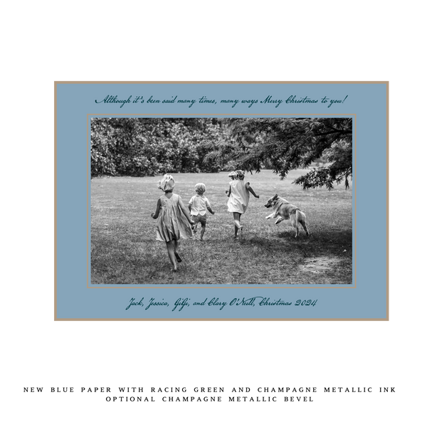 Neptune Medium Luxe Holiday Card