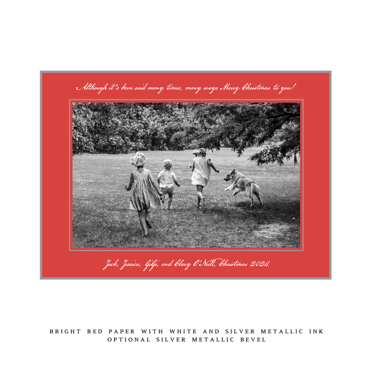 Neptune Medium Luxe Holiday Card (Archive)