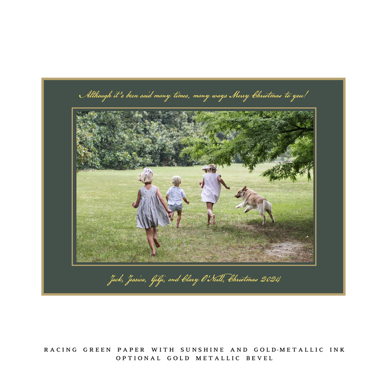 Neptune Medium Luxe Holiday Card