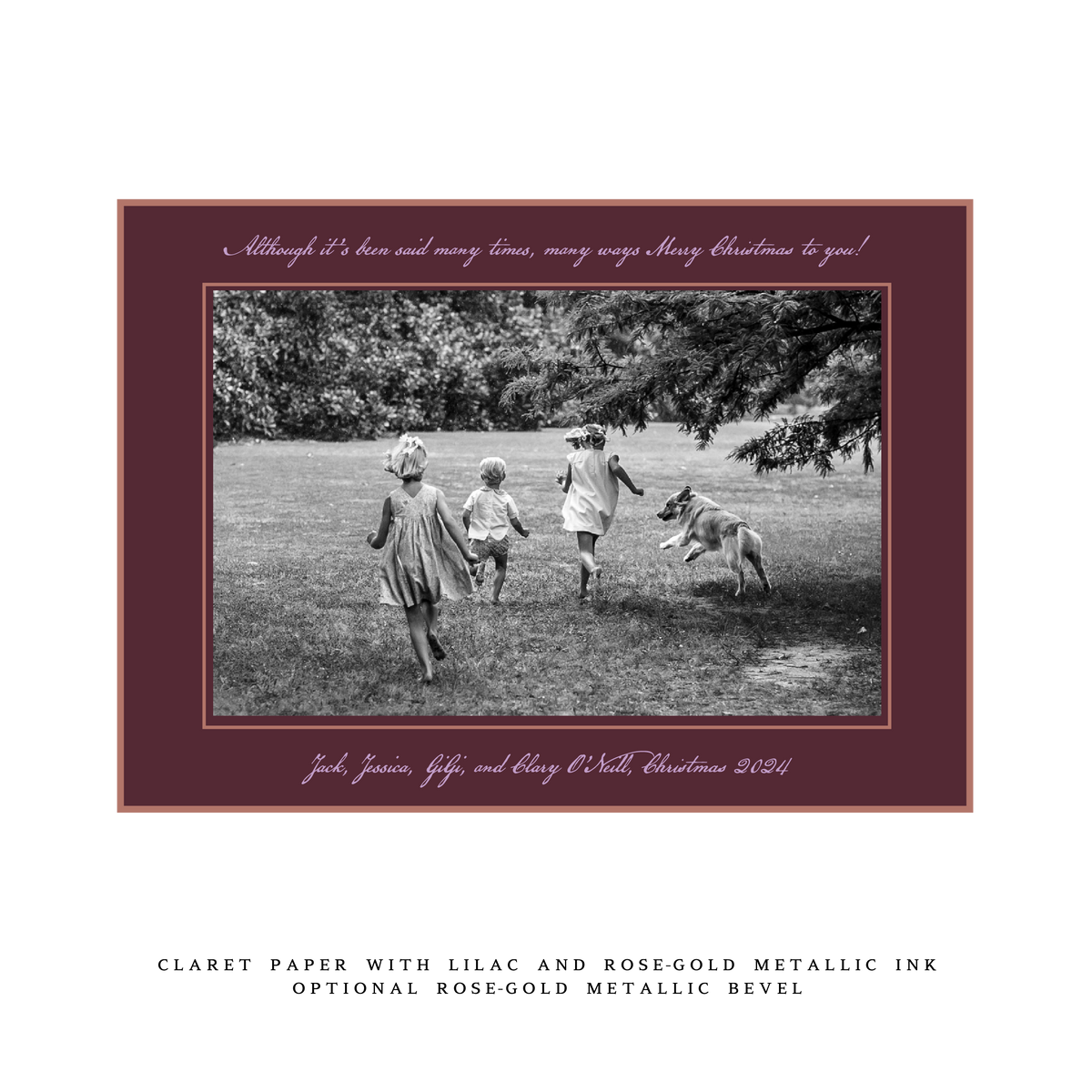 Neptune Medium Luxe Holiday Card (Archive)