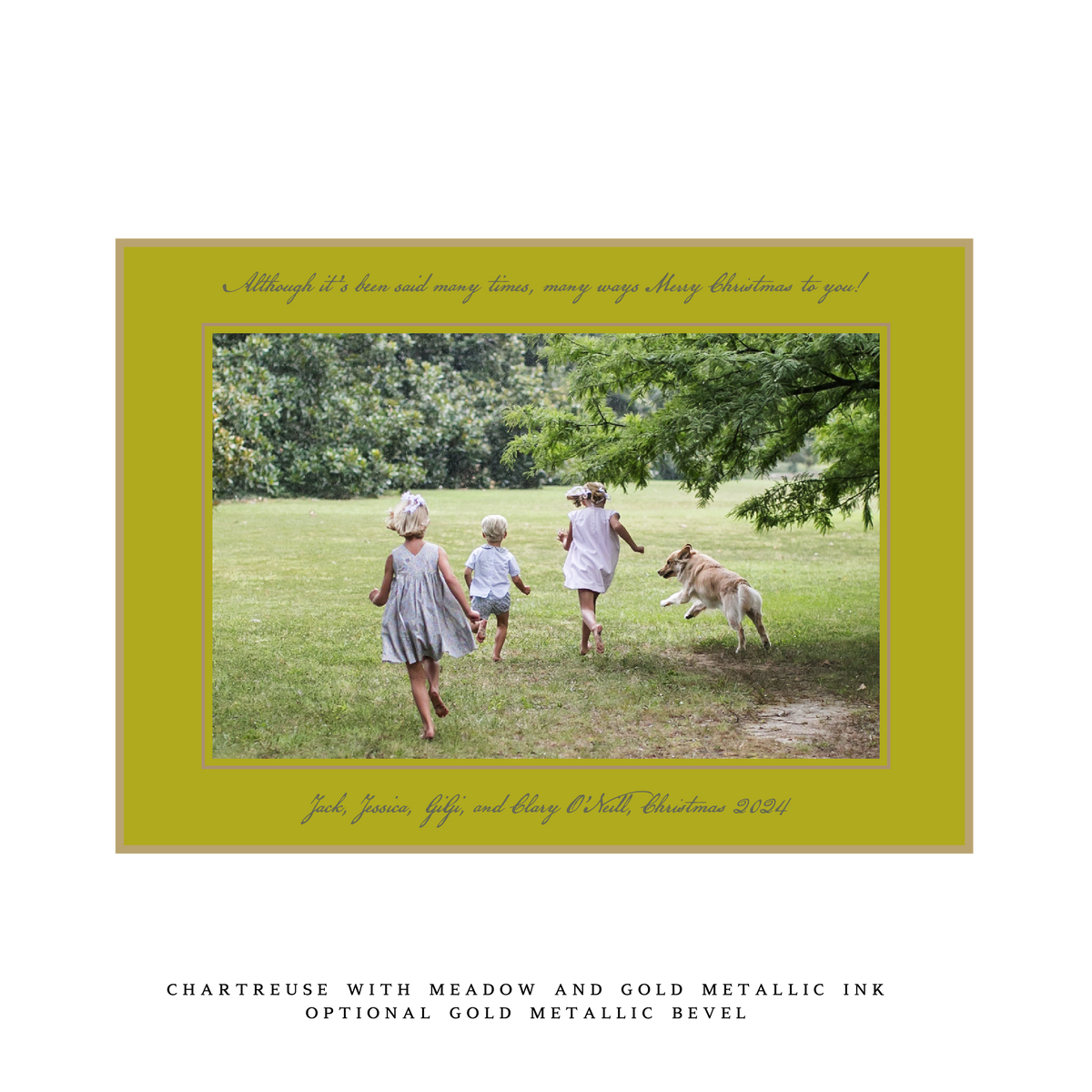 Neptune Medium Luxe Holiday Card (Archive)